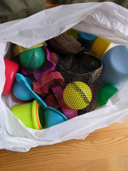 Photo of free Small bag of sand toys (Newport Pagnell MK16) #1