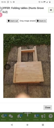 Photo of free Tables folding (Hunts Grove GL2) #3