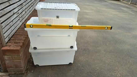 Photo of free Plastic Storage Boxes (Stubbington PO14) #2