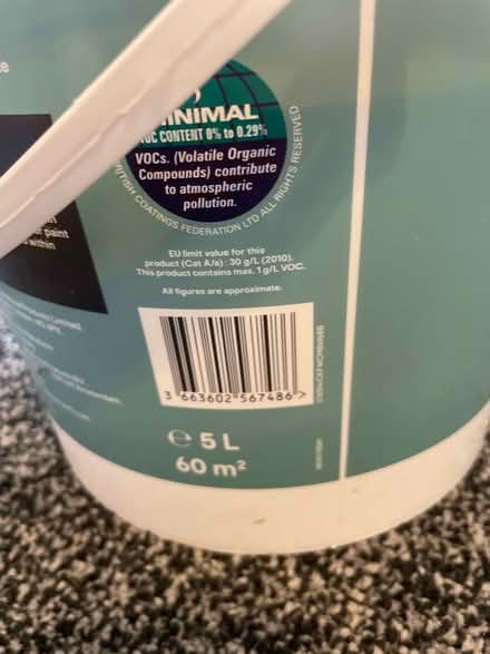 Photo of free White paint (Thurmaston) #2