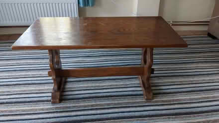 Photo of free Solid wood (oak?) coffee table (Barnard's Green WR14) #1