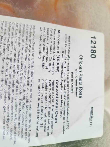 Photo of free Frozen microwaveable dinners (Hunt Club) #1