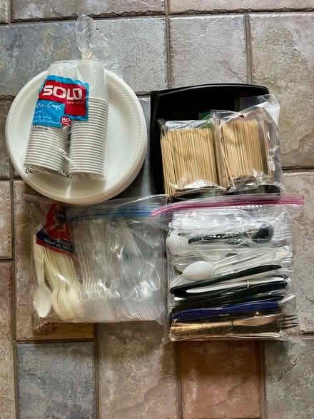 Photo of free Disposable plates, cups, utensils (Vienna community center) #1