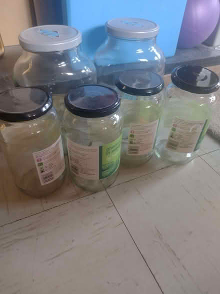 Photo of free Large jars with lids (Weston) #1