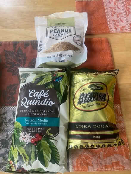 Photo of free Ground coffee and peanut powder (East Arlington) #1