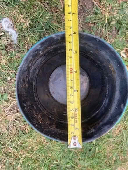 Photo of free Metal plant pot (Pooley Green TW20) #1