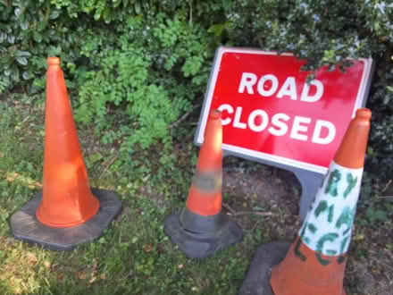 Photo of free Road closed traffic (Horley RH6) #1