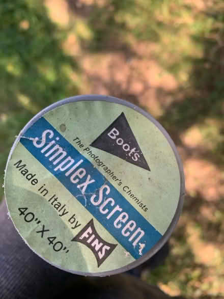 Photo of free Rolled up simplex screen (AL2 / SG6) #3