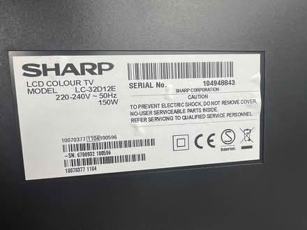 Photo of free Sharp 32' TV (not smart TV) (SK15) #2