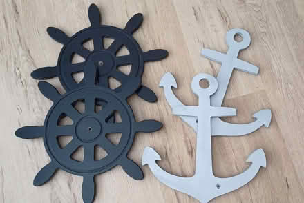 Photo of free 2 Pairs of Wooden Anchors and Wheels (Bare LA4) #1