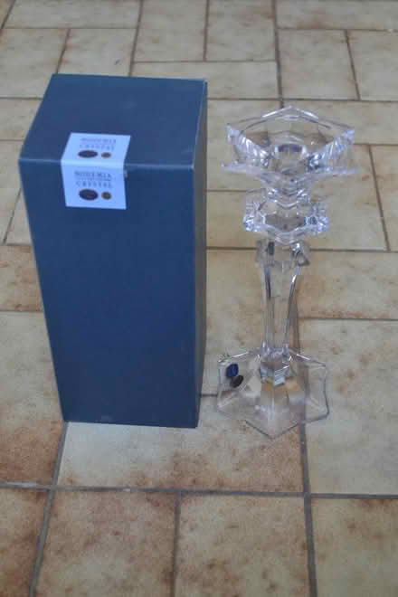 Photo of free 2 candle holders (Bohemian crystal) (Stevenage SG1) #1