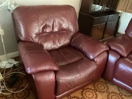 Photo of free Leather suite (Gt Barton) #1