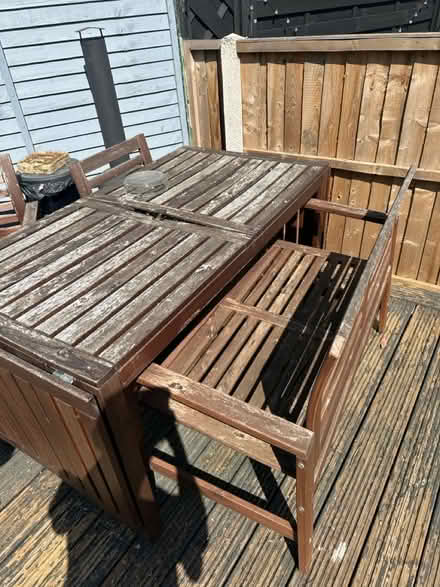 Photo of free IKEA Extendable Table & Chairs (Tatling End, UB9) #2