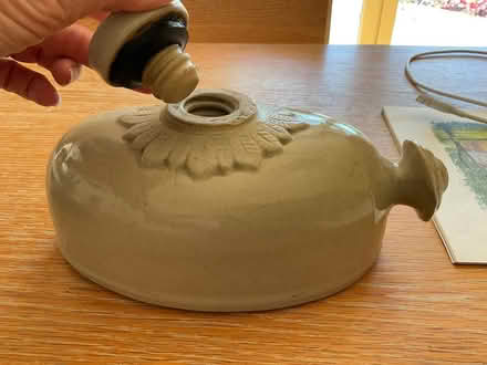Photo of free Ceramic hot water “bottle”- clean no cracks - Boro Green (Crouch TN15) #1