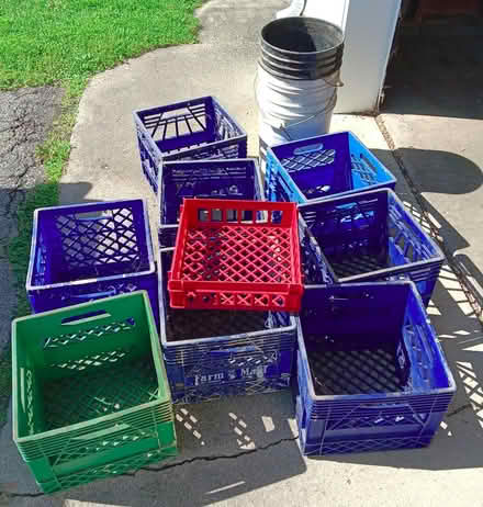 Photo of free Milk crates & 5 gallon pails (City of Chelsea) #1