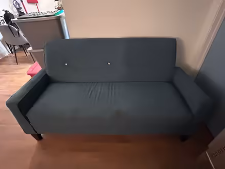 Photo of free blue couch (seven trees) #2
