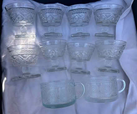 Photo of free 8 glass dessert bowls and 2 glass mugs (Brecon LD3) #2