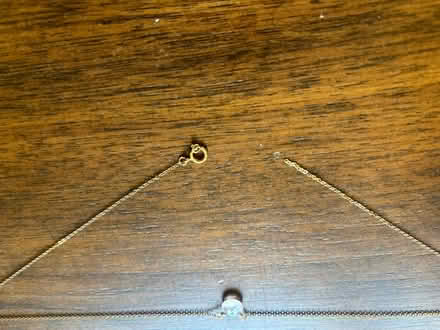 Photo of free Gold necklace with rose quartz pear (North Oakland) #2