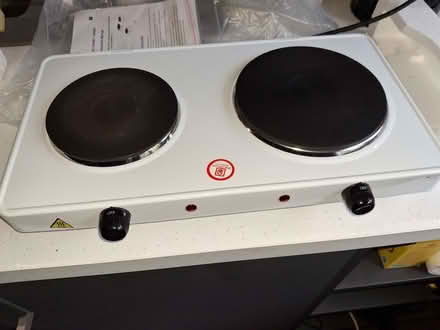 Photo of free 2 ring hob (Halstead TN14) #1