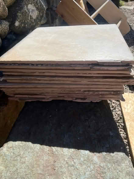 Photo of free 100 White floor tiles 450mm/450mm (Mosedale CA11) #2