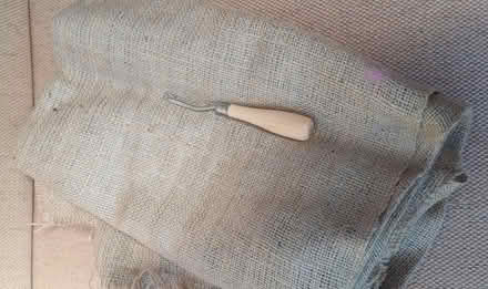 Photo of free Hessian sacking and latch hook (West Felton SY11) #1