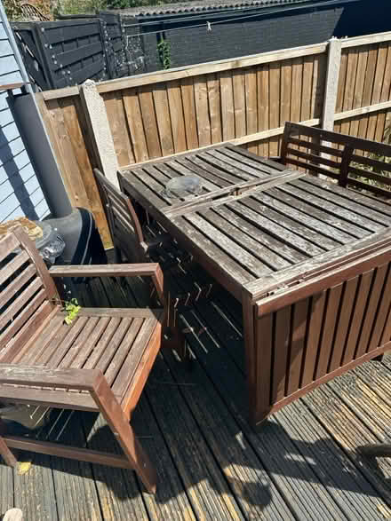 Photo of free IKEA Extendable Table & Chairs (Tatling End, UB9) #1