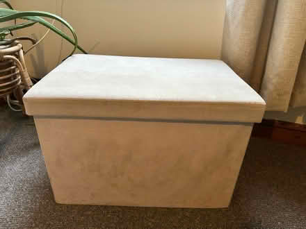 Photo of free Foldable cream ottoman (So19 9ah) #2