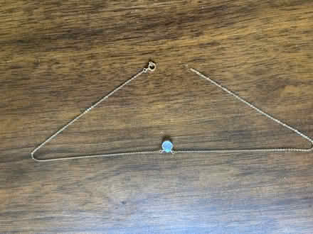 Photo of free Gold necklace with rose quartz pear (North Oakland) #1
