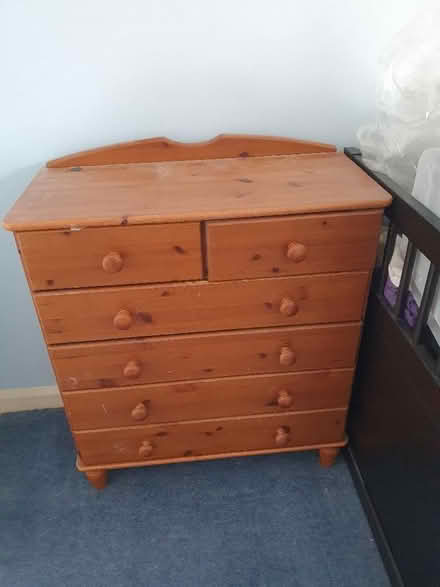 Photo of free Pine chest of drawers #1 (Grange Park SN5) #1