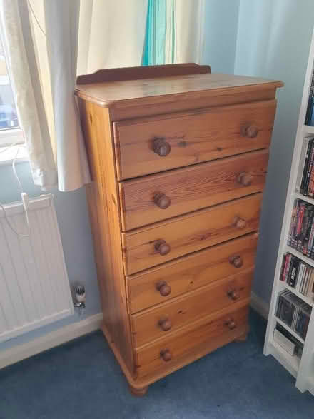 Photo of free Pine chest of drawers #2 (Grange Park SN5) #1
