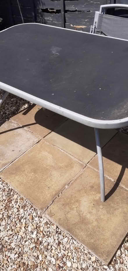 Photo of free Rectangular garden table (Thrapston) #1