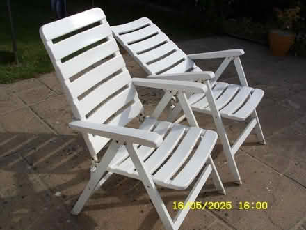 Photo of free Pair of Garden Loungers (Bethersden Kent) #2