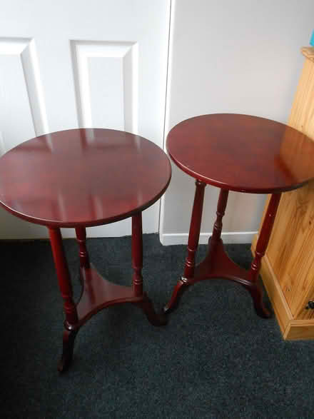 Photo of free 2 x small side tables (IP8) #1