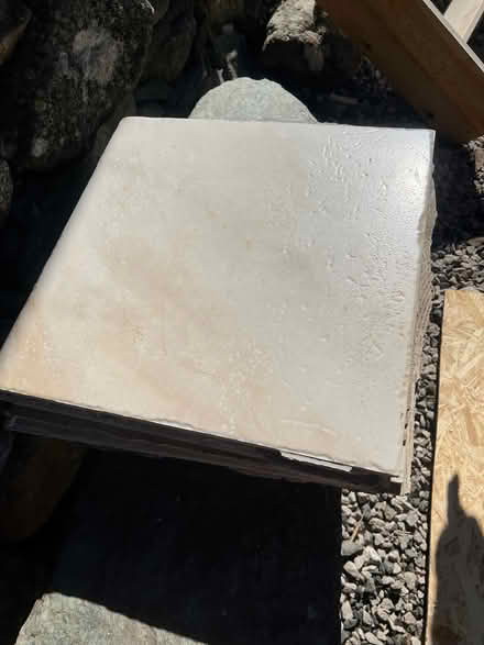Photo of free 100 White floor tiles 450mm/450mm (Mosedale CA11) #3