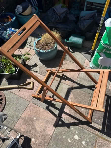 Photo of free Hardwood deckchair frame (Farlington PO6) #1