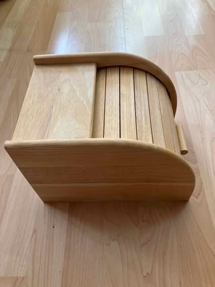 Photo of free Small wooden bread bin (Verwood BH31) #3