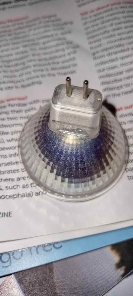 Photo of free LED light bulb with 2 pins (Central Lancaster LA1) #1