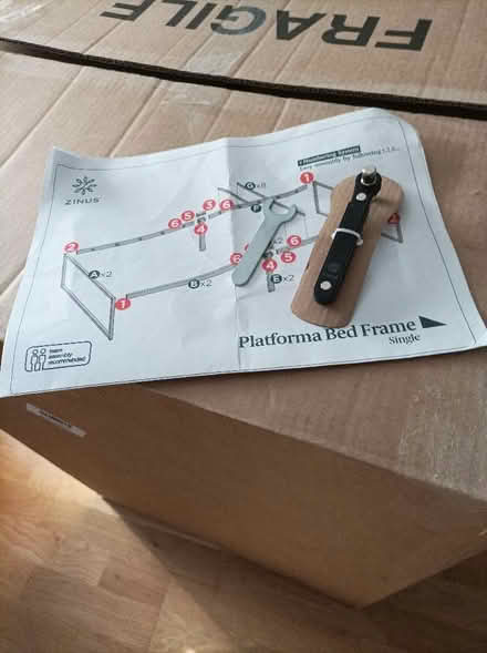 Photo of free Zinus 3' single platform bed (Rochford SS4) #3