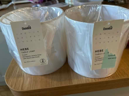 Photo of free Pair of lamp shades BRAND NEW (Guiseley LS20) #1