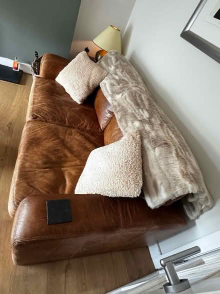 Photo of free Leather 3 Seater leather sofa (Pinkneys Green, SL6) #1