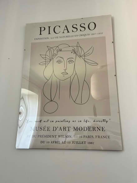 Photo of free A1 Picasso print and clip frame (N16) #1