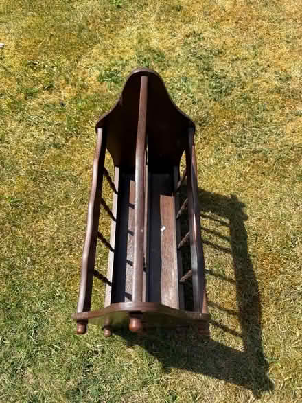 Photo of free Wooden magazine holder (Warden Hill GL51) #1