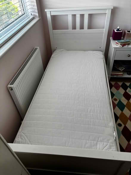 Photo of free IKEA HEMNES Single Bed and mattress (CT9) #2