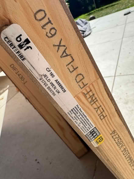 Photo of free 3 Certified Fire doors (Hildenborough) #3