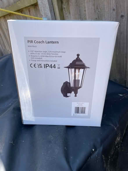 Photo of free PIR coach lantern (PO22 8HT) #1