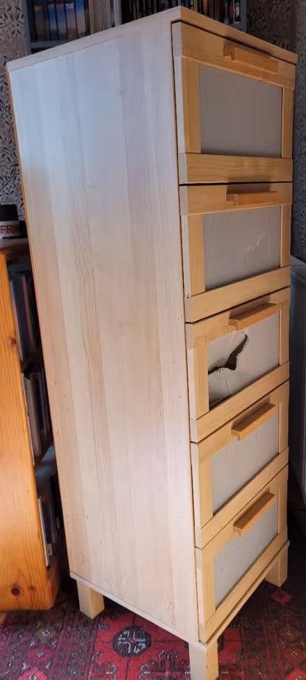 Photo of free Tall set of drawers (Ellistown LE67) #2