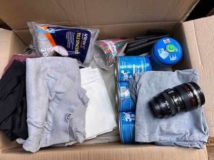 Photo of free Boxes, blankets, cushions. Misc (Colliers Wood) #2