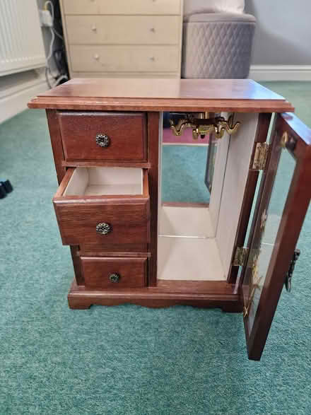 Photo of free Wooden Jewellery cabinet (Rushden NN10) #2