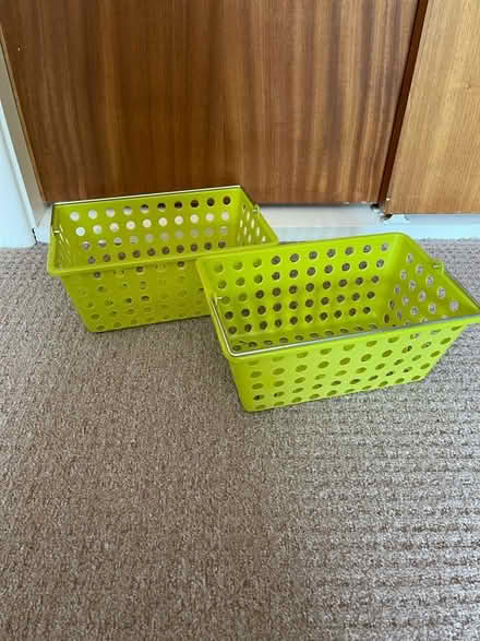 Photo of free Small storage baskets x 2 (New Brighton CH45) #3