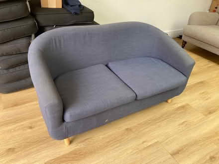 Photo of free Blue 2-seater sofa (Fleetville AL4) #1